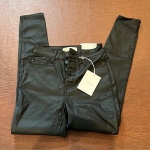 Kansan High Rise Ankle Skinny Leather Pants